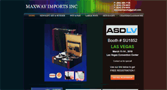 Desktop Screenshot of maxwaycookware.com