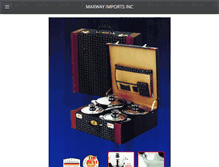 Tablet Screenshot of maxwaycookware.com